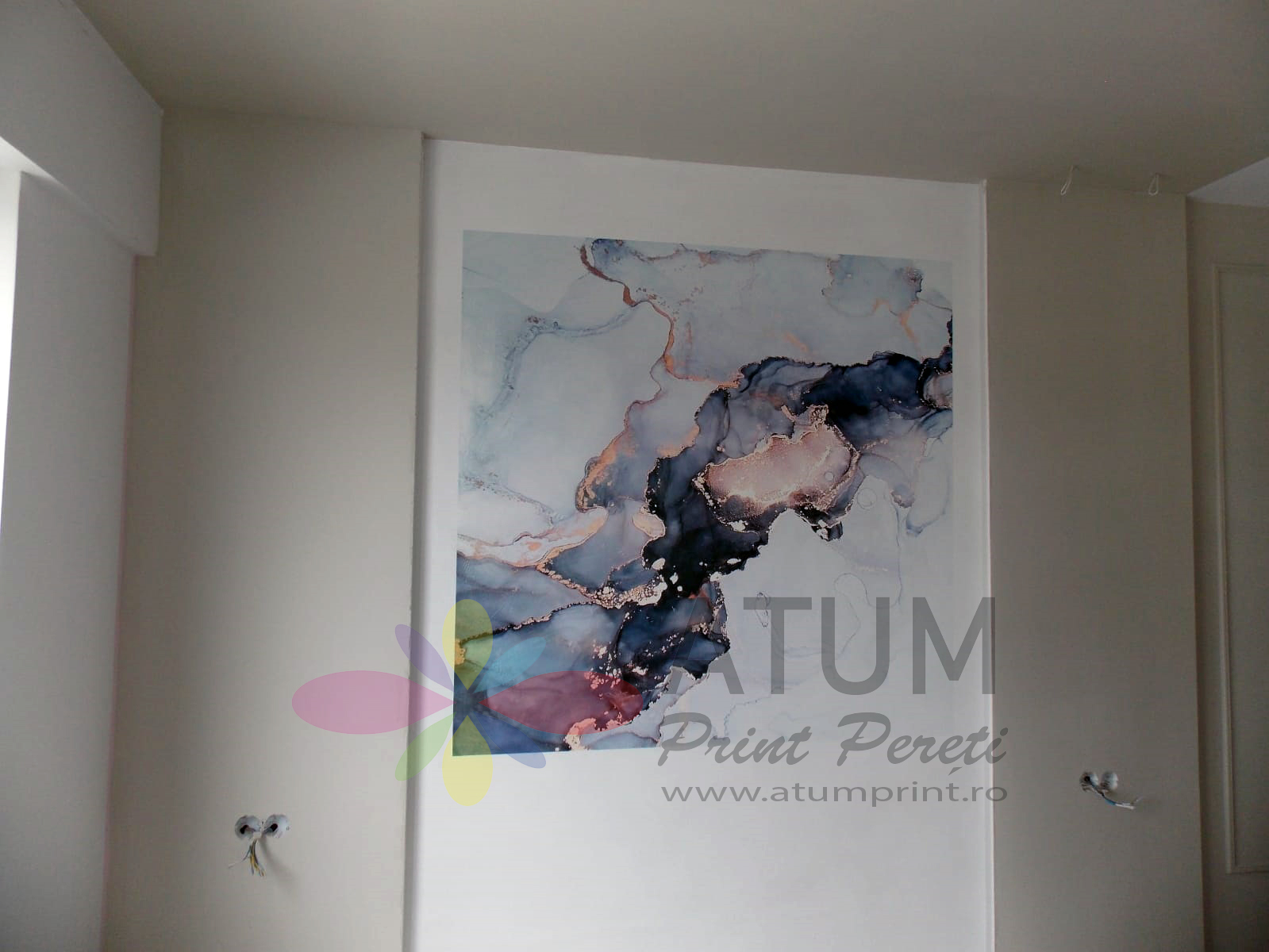 Fluid Art – imprimare pe perete